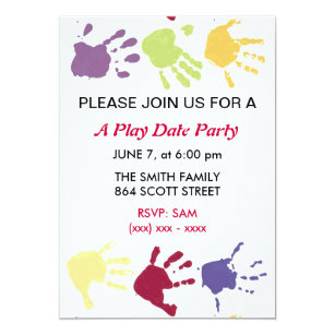 kids play invitations announcements zazzle uk
