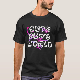 A Playful 3D Cartoon Puppy Running in a Sunny T-Shirt