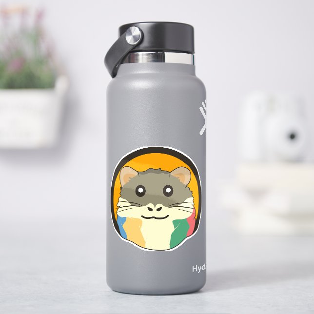 A playful and funny hamster (HydroFlask)