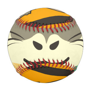 A playful and funny hamster baseball