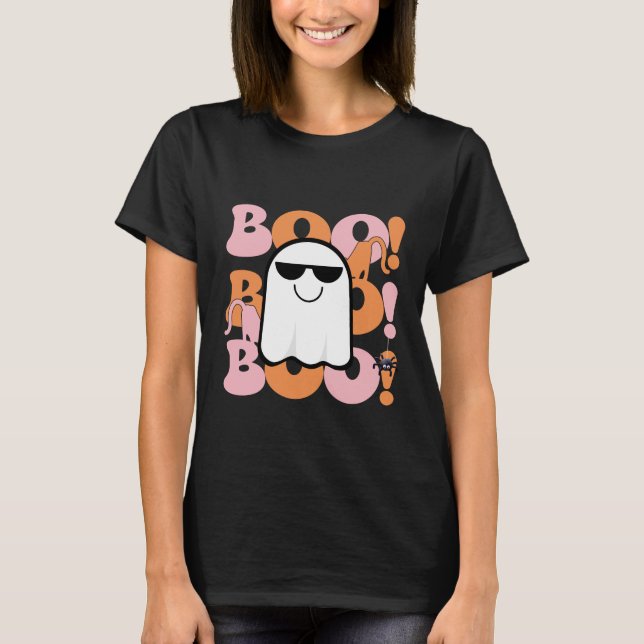 A Playful Halloween Peek-a-Boo! T-Shirt (Front)