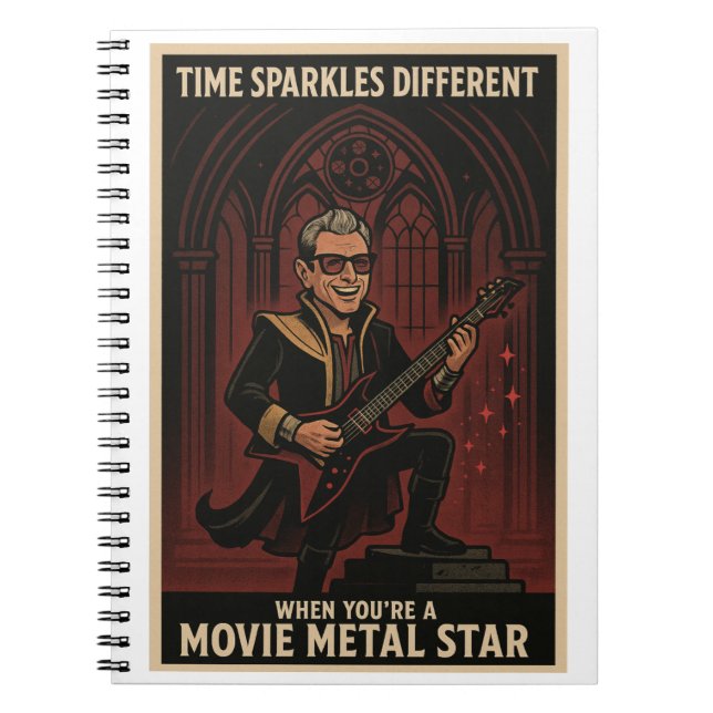 A Playful Meditation on Time, Music & Joy by Kaja  Notebook (Front)