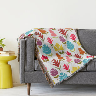A Plethora of Flowers Throw Blanket