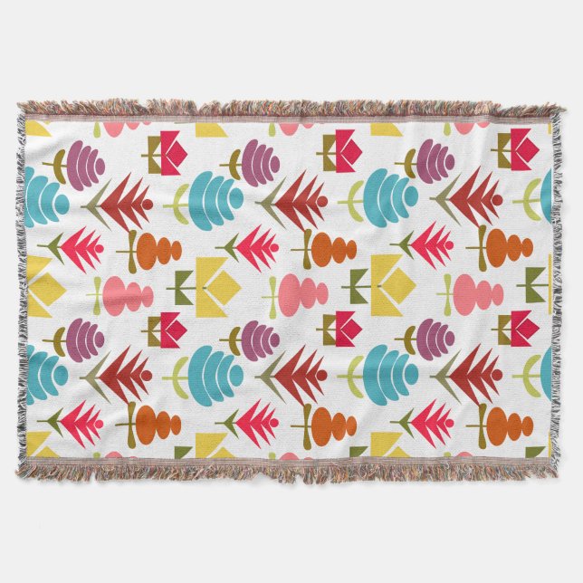 A Plethora of Flowers  Throw Blanket (Front)