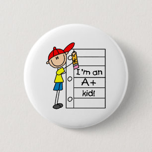 A Plus Kid 6 Cm Round Badge