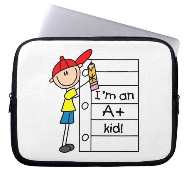 A Plus Kid Laptop Sleeve (Front)