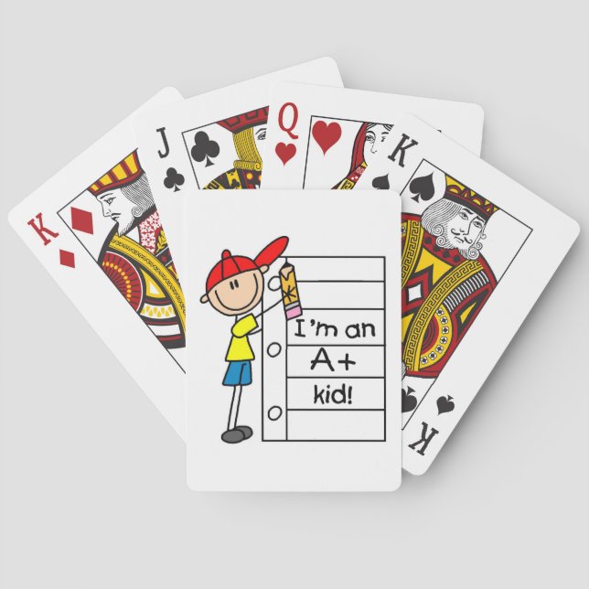 A Plus Kid Playing Cards (Back)