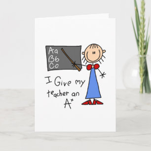 A Plus Teacher Card