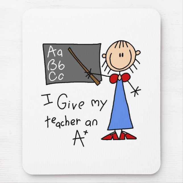 A Plus Teacher Mouse Mat (Front)