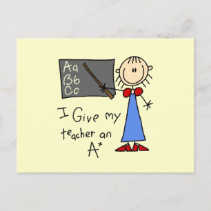 A Plus Teacher Postcard