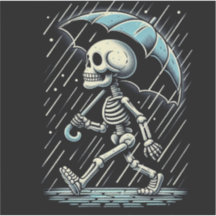 A pluviophile skeletons in Paris