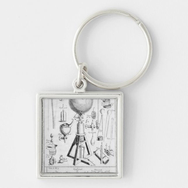 A Pneumatical Engine and it's parts Key Ring (Front)