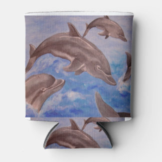 A Pod of Playful Jumping Dolphins Can Cooler