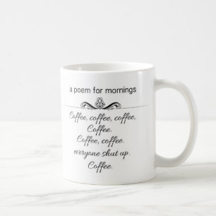 A Poem for Mornings Mug