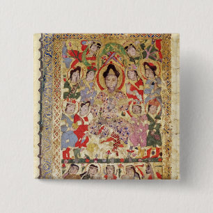 A Poet Singer, Musicians and Singers 15 Cm Square Badge