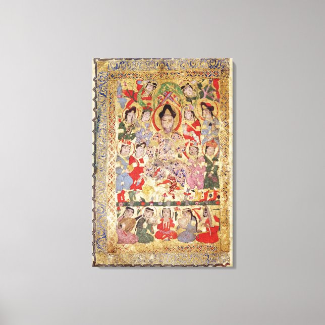 A Poet Singer, Musicians and Singers Canvas Print (Front)