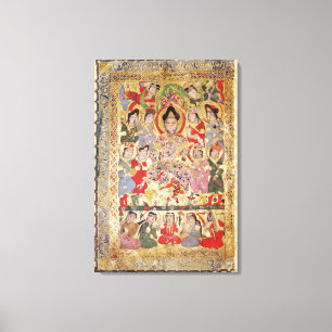 A Poet Singer, Musicians and Singers Canvas Print