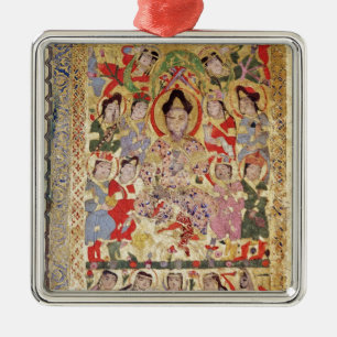 A Poet Singer, Musicians and Singers Metal Tree Decoration