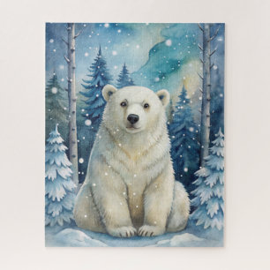 A Polar Bear in Winter Jigsaw Puzzle