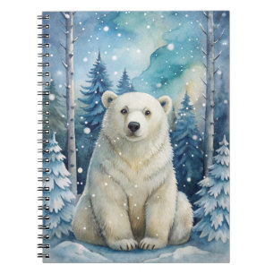 A Polar Bear in Winter Notebook