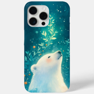 A Polar Bear Tranquil Night iPhone 15 Pro Max Case