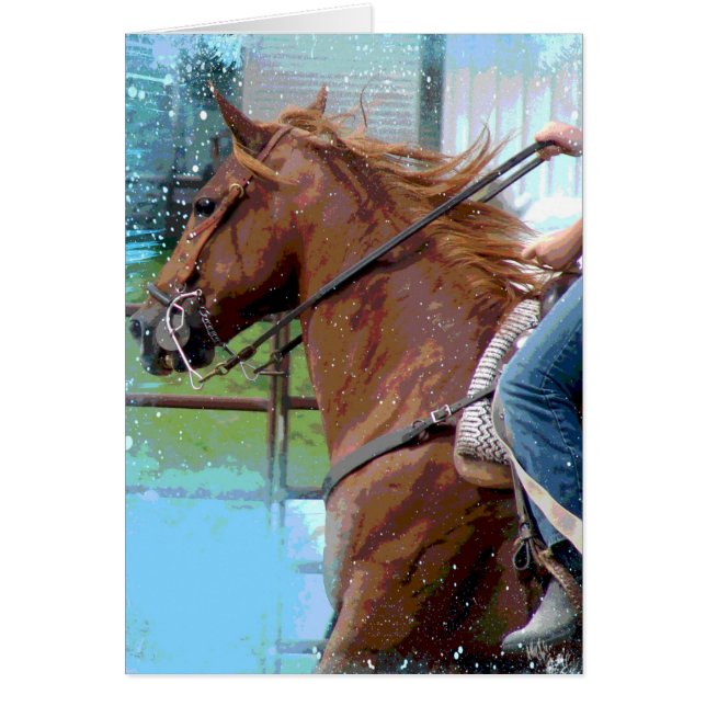 A Pole Bending Horse (Front)