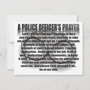 A POLICE OFFICER'S PRAYER