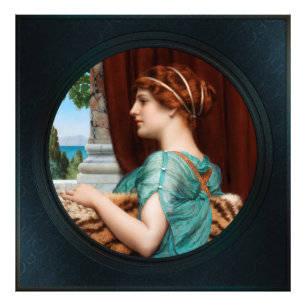 A Pompeian Lady by John William Godward Photo Print