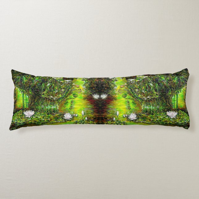 A Pond with Unpure Thoughts Body Cushion (Front)
