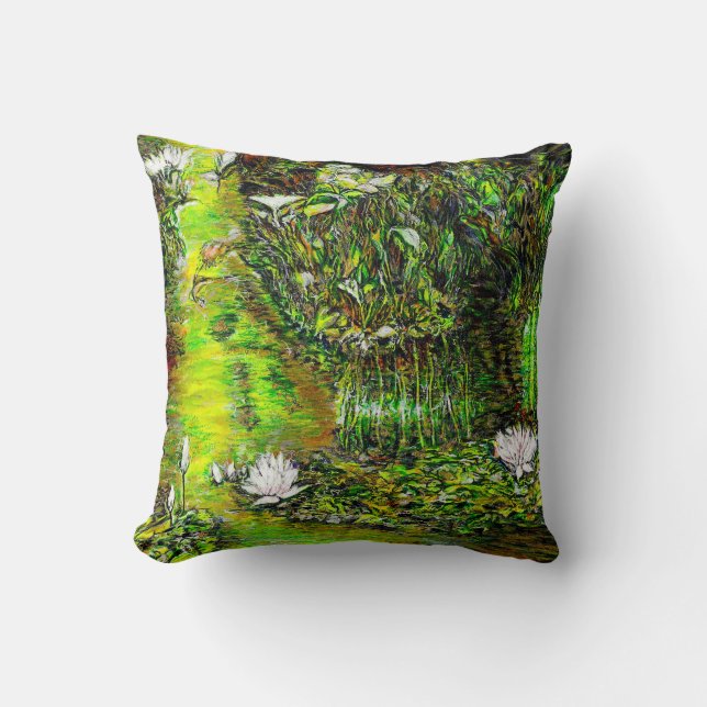 A Pond with Unpure Thoughts Cushion (Front)