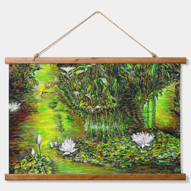 A Pond with Unpure Thoughts Hanging Tapestry (Front)