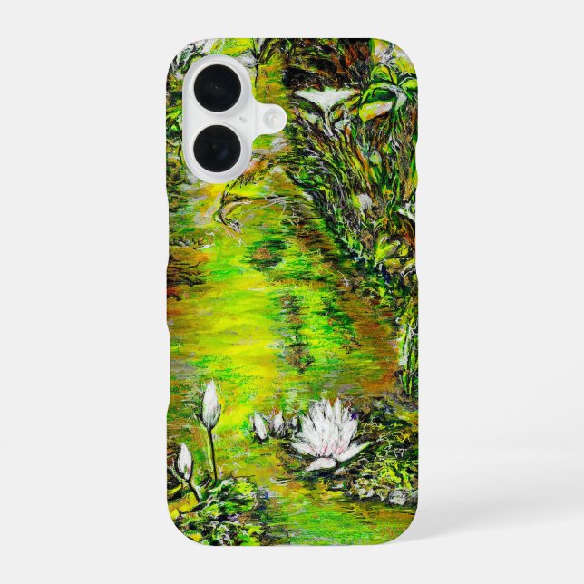 A Pond with Unpure Thoughts iPhone 16 Case (Back)