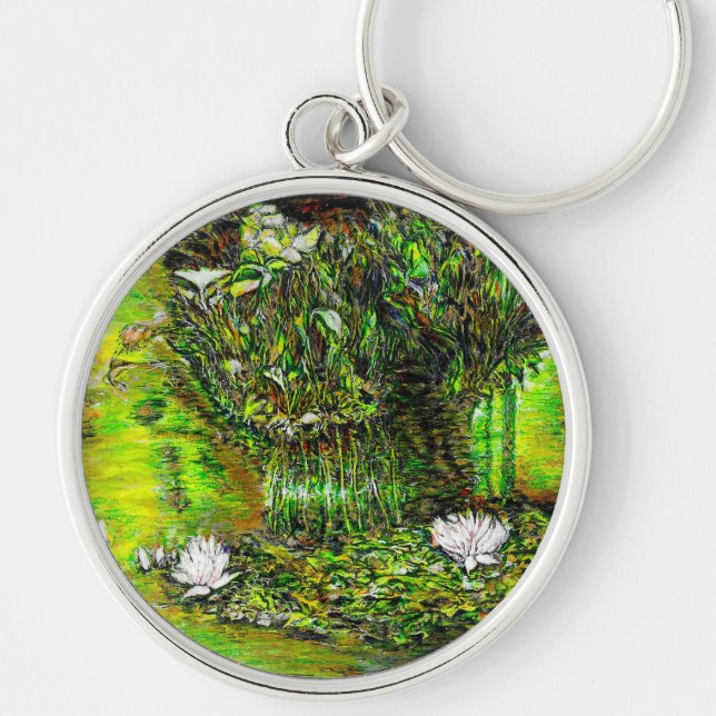 A Pond with Unpure Thoughts Key Ring (Front)