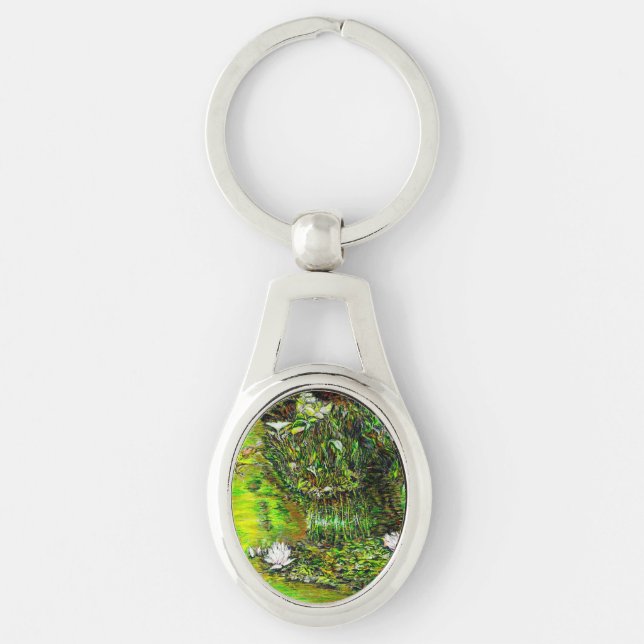 A Pond with Unpure Thoughts Key Ring (Front)