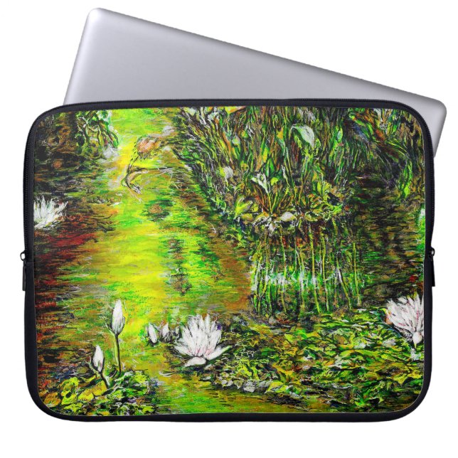 A Pond with Unpure Thoughts Laptop Sleeve (Front)
