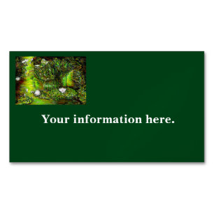 A Pond with Unpure Thoughts Magnetic Business Card