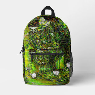 A Pond with Unpure Thoughts Printed Backpack