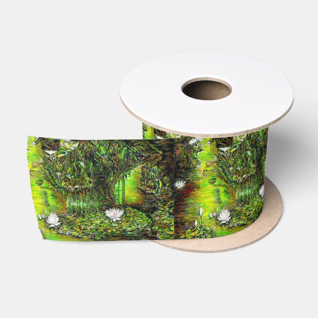 A Pond with Unpure Thoughts Satin Ribbon (Spool)