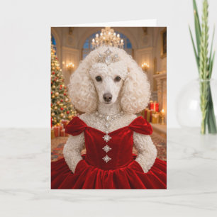 A Poodle Christmas Holiday Card