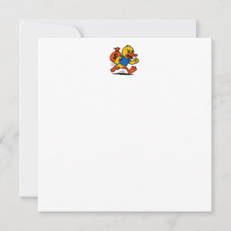 A POP ART STYLE THIEF DUCK Thank You Card