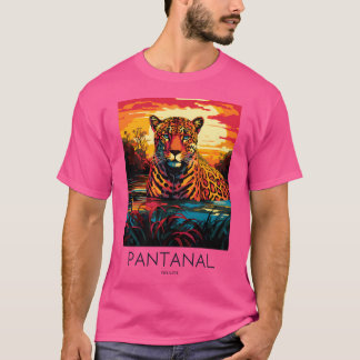 A Pop Art Travel Print Of The Pantanal - Brazil T-Shirt