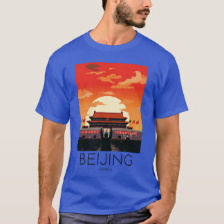 A Pop Artravel Print of Beijing China T-Shirt