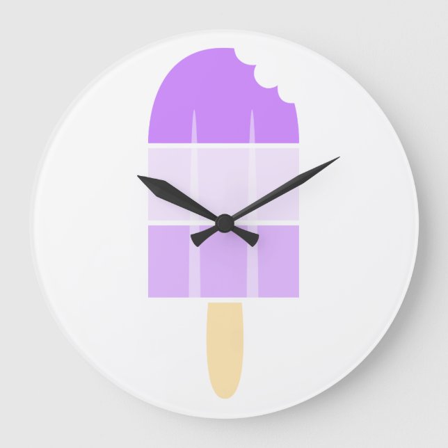 A Pop of Cool Large Clock (Front)