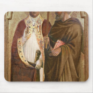 A Pope and St. Matthias, c.1428-29 Mouse Mat