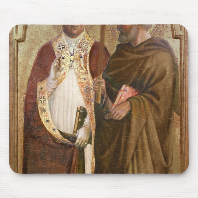 A Pope  and St. Matthias, c.1428-29 Mouse Mat (Front)