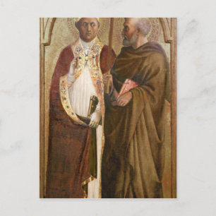 A Pope and St. Matthias, c.1428-29 Postcard