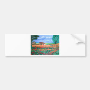 A Poppy Field Bumper Sticker