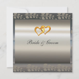 A Popular Elegant Silver Wedding Invitation