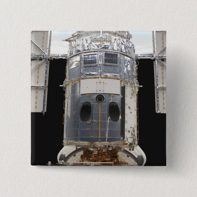 A portion of the Hubble Space Telescope 15 Cm Square Badge (Front)