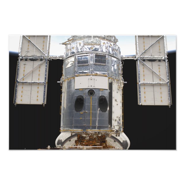 A portion of the Hubble Space Telescope Photo Print (Front)